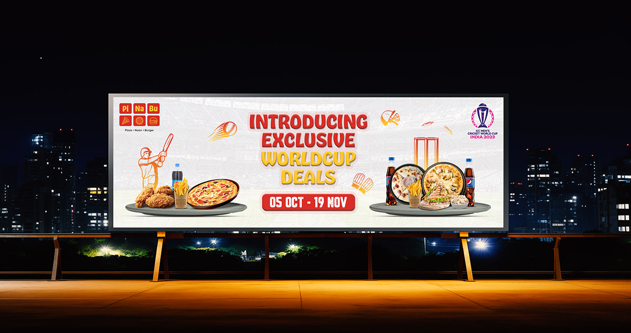 PiNaBu — World Cup Campaign | Comprehensive Menu & OOH Image 1