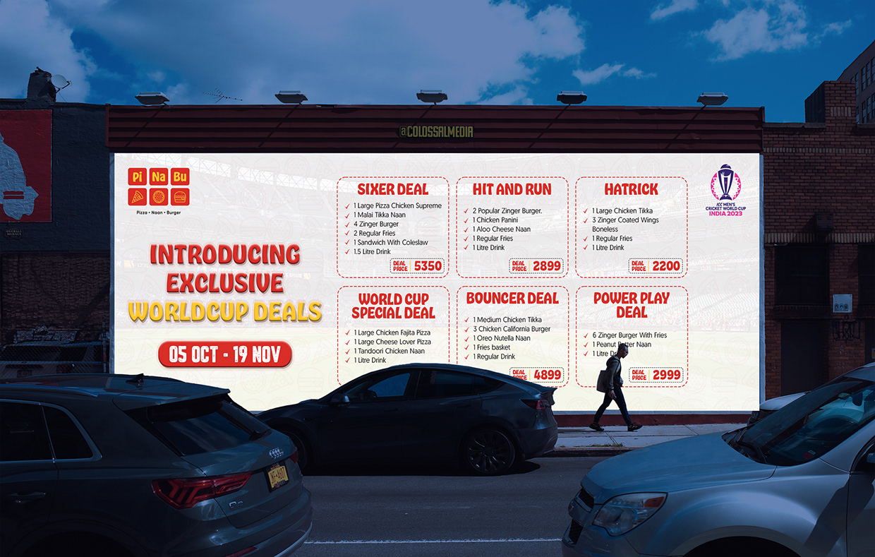 PiNaBu — World Cup Campaign | Comprehensive Menu & OOH Image 5