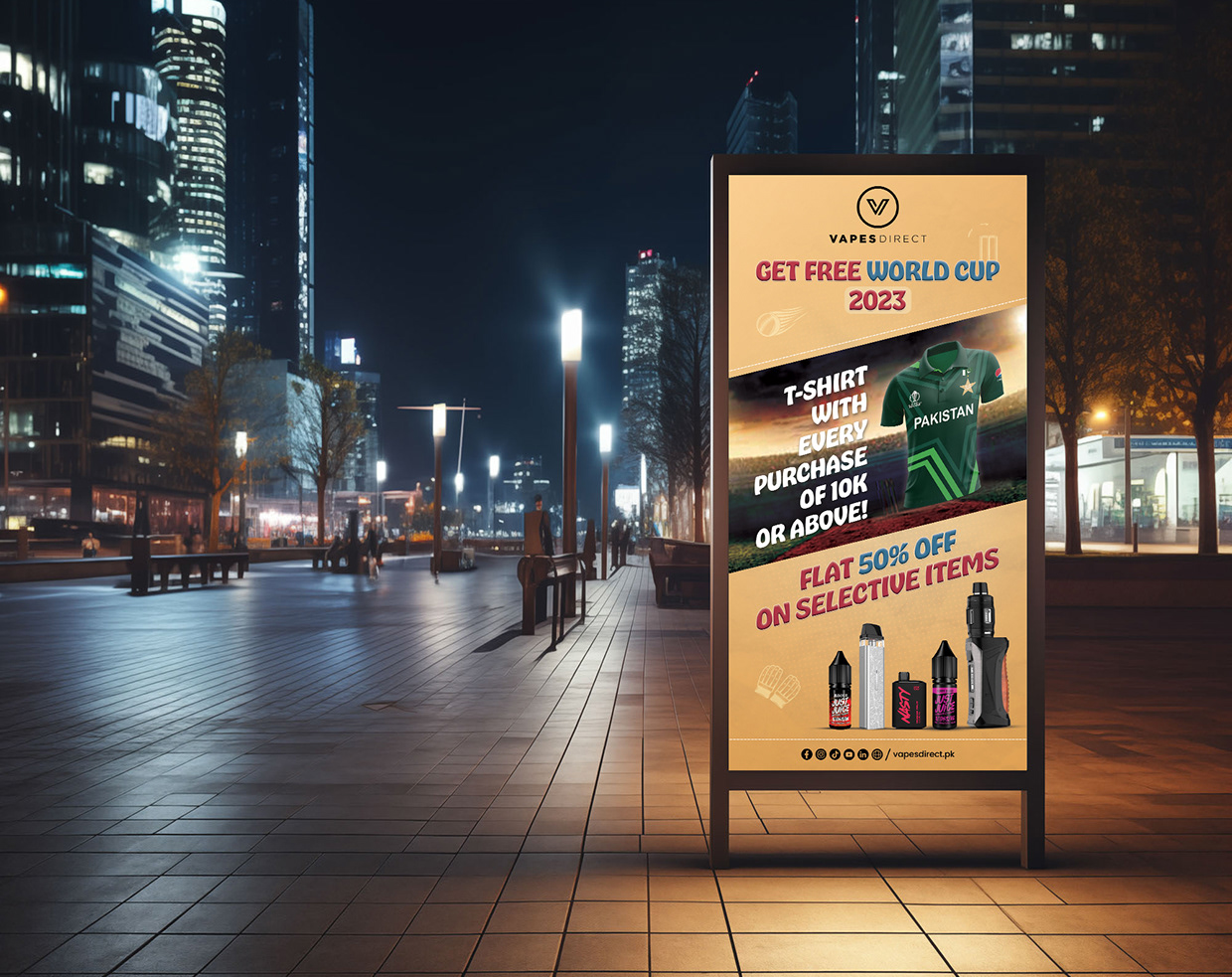Vapes Direct — World Cup Retail Campaign & OOH Rollout Image 0