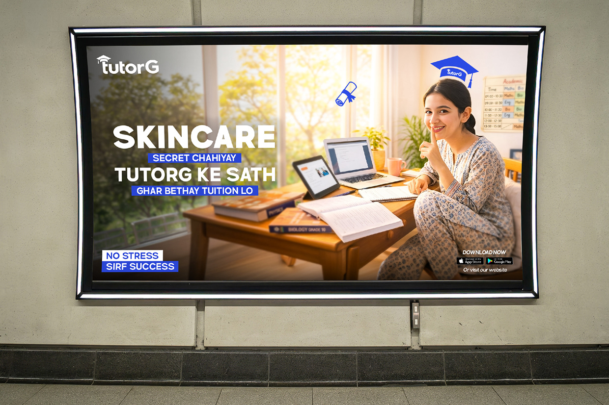 TutorG — 360° Brand Launch EdTech Campaign Image 1