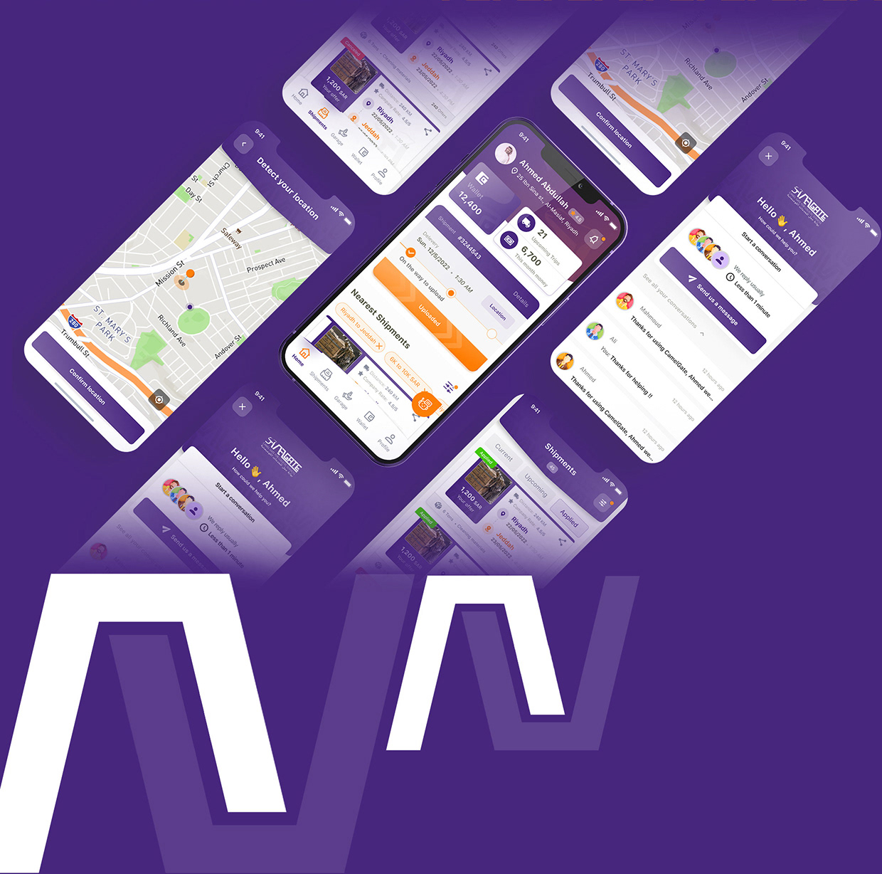 Camel Gate | Logistics App | UI/UX Image 15