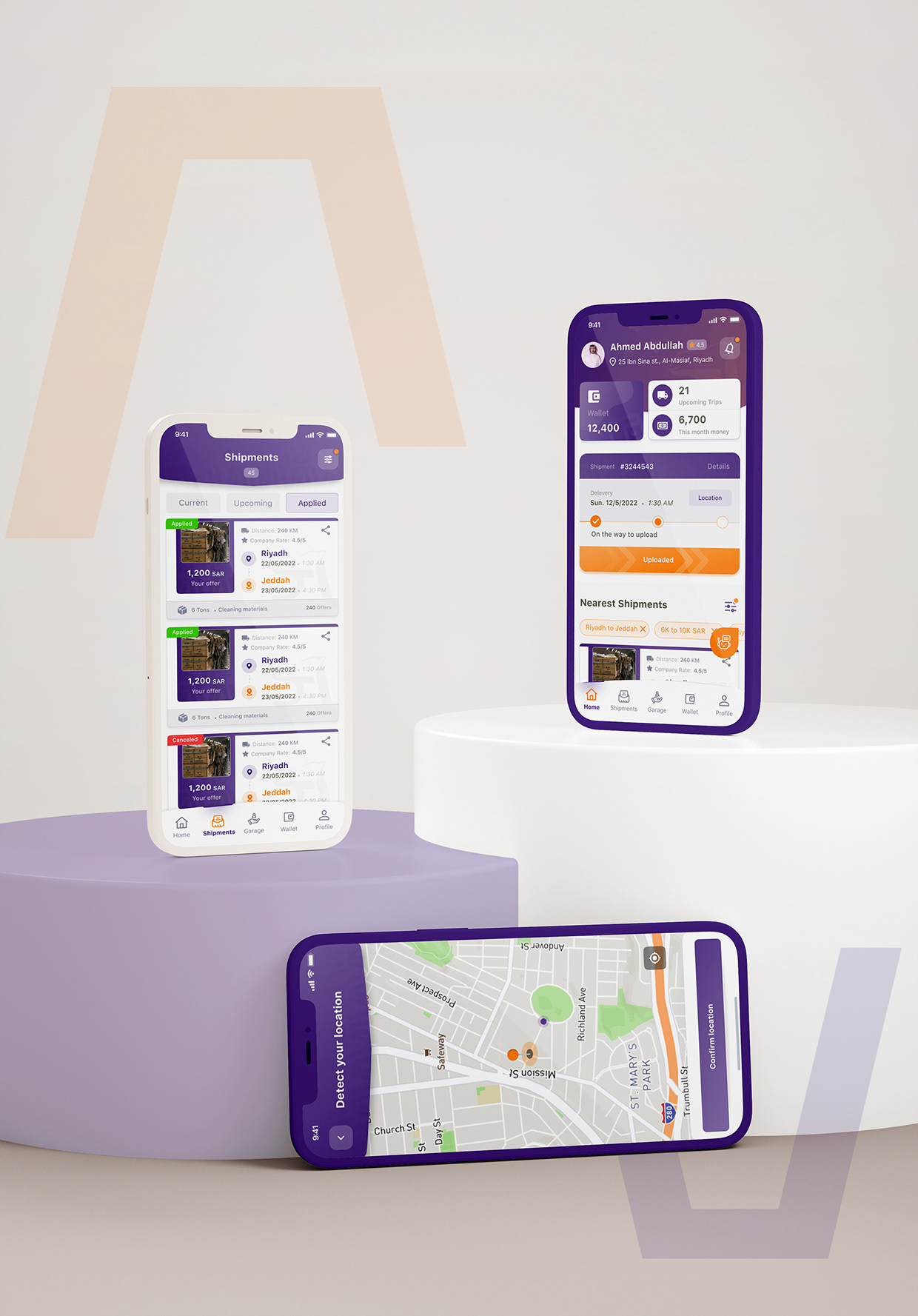 Camel Gate | Logistics App | UI/UX Image 17