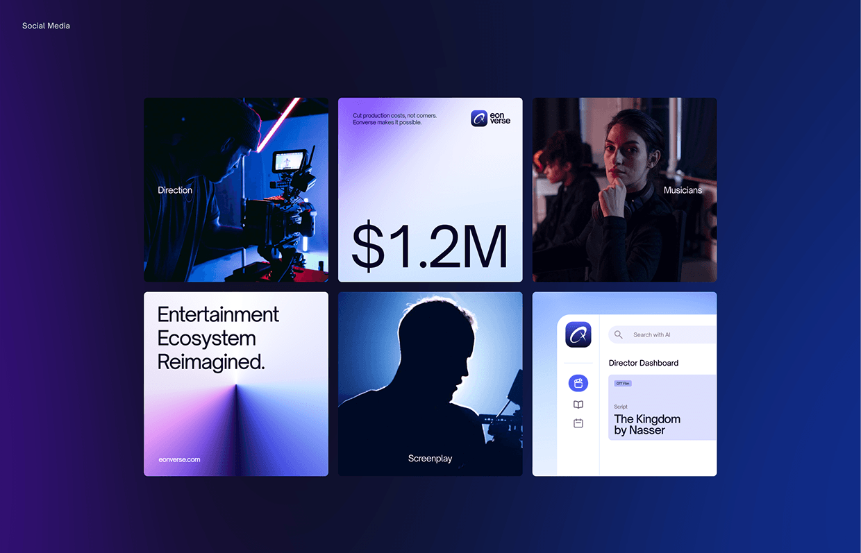 Eonverse - Brand Identity for an Entertainment Platform Image 14
