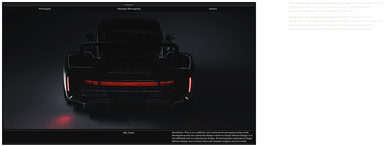 Bespoke Luxury Porsche Website Image 14