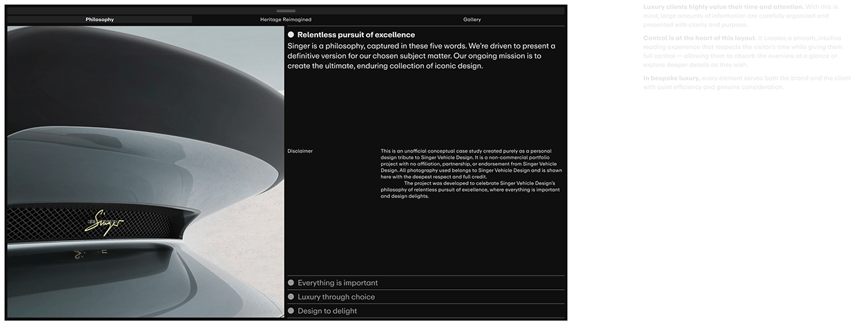 Bespoke Luxury Porsche Website Image 16