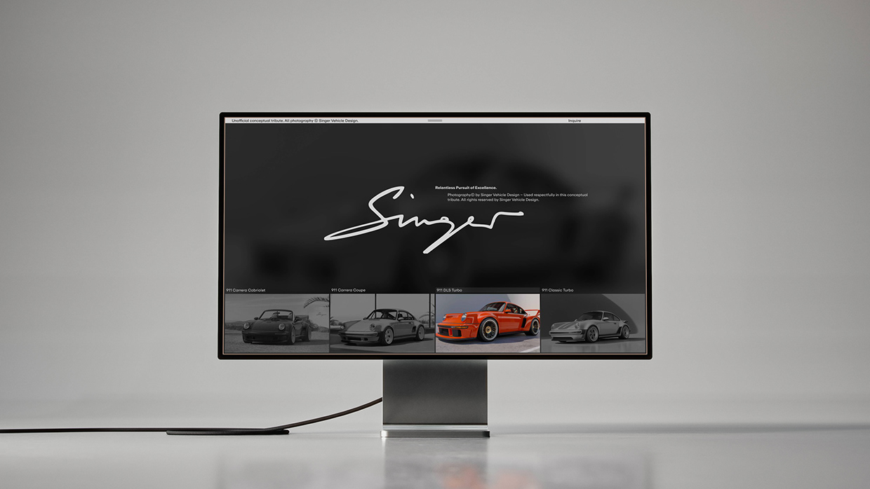 Bespoke Luxury Porsche Website Image 18