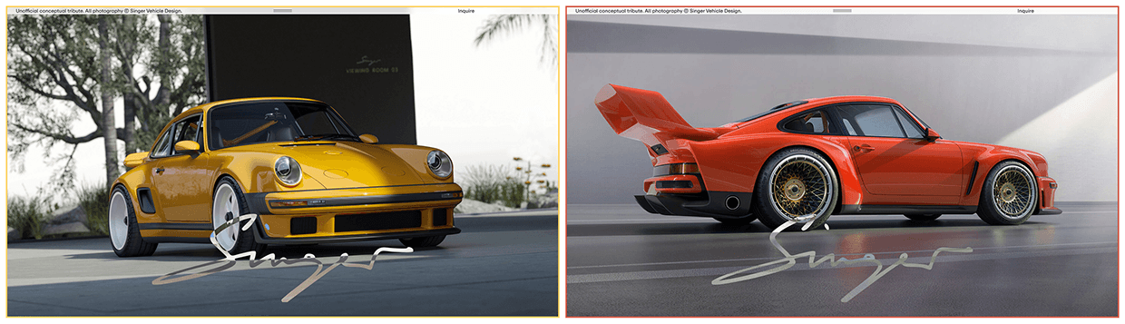 Bespoke Luxury Porsche Website Image 19