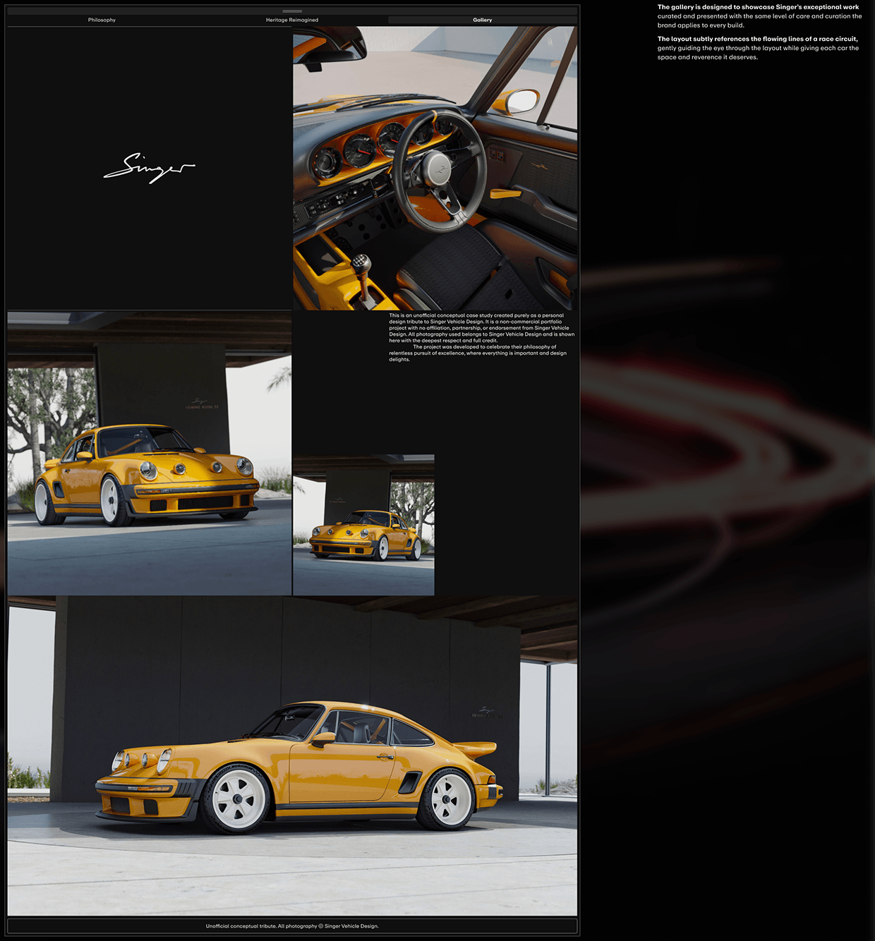 Bespoke Luxury Porsche Website Image 23