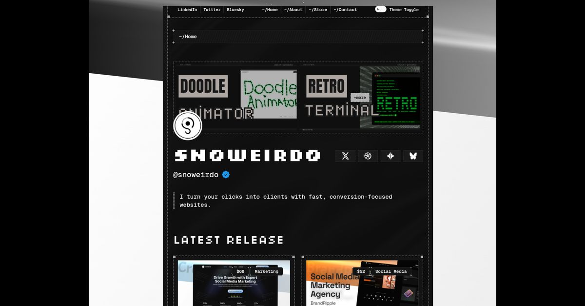 Pixelus - Portfolio Template 