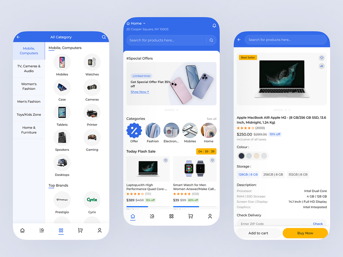 Shopzy – Ecommerce Html PWA Mobile Kit🛒✨