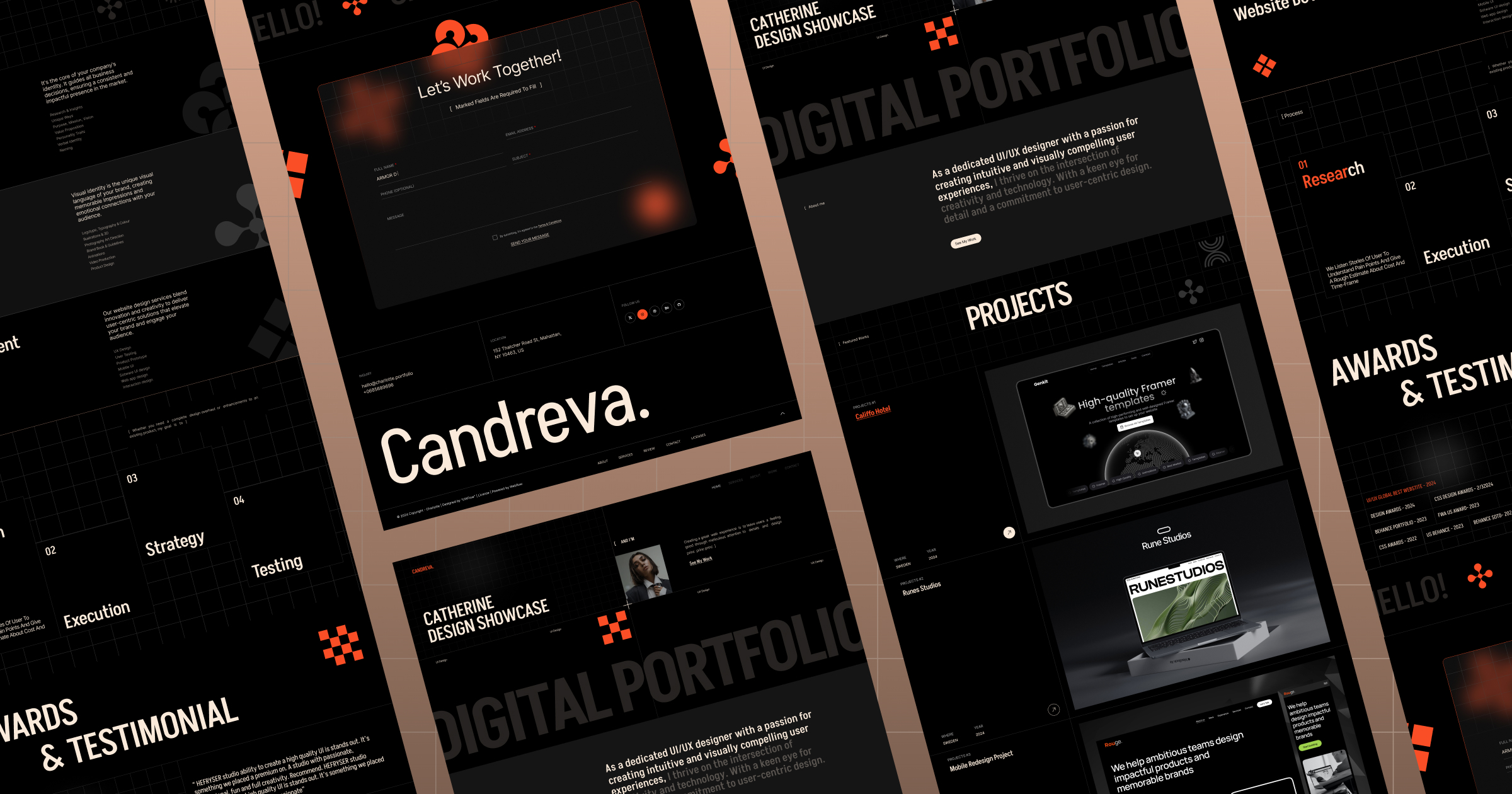 Candreva Portfolio Framer Template