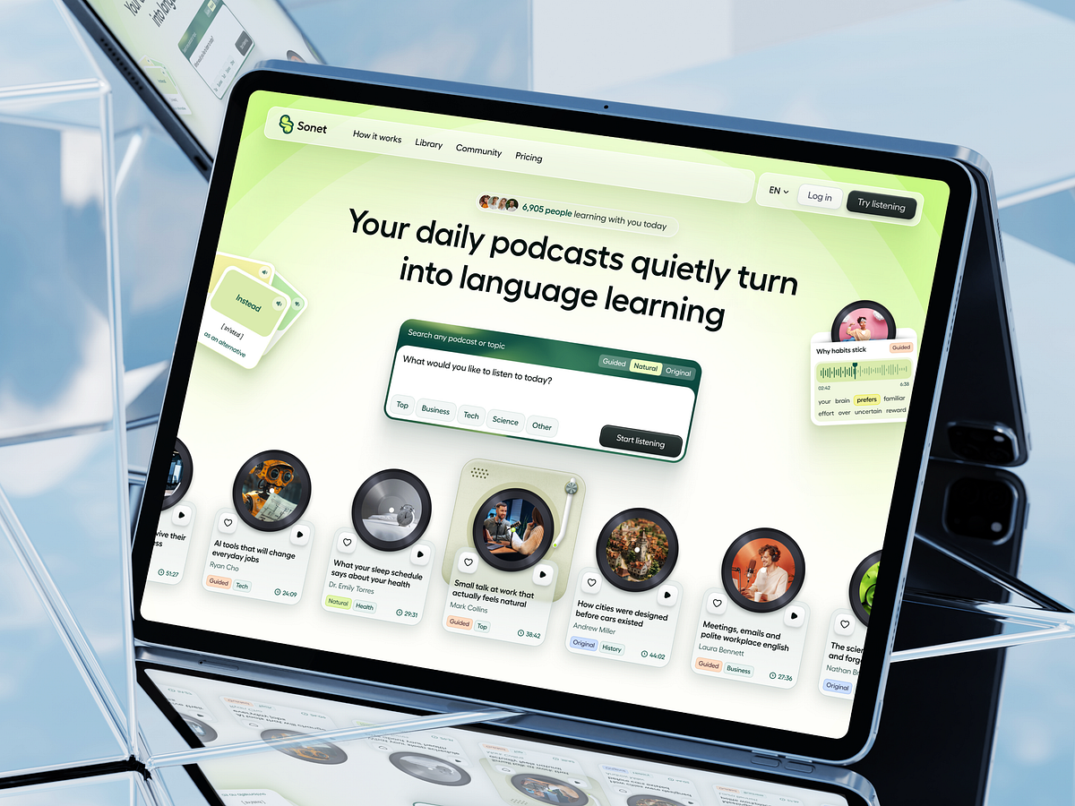 Sonet — Learn a language by listening Image 0