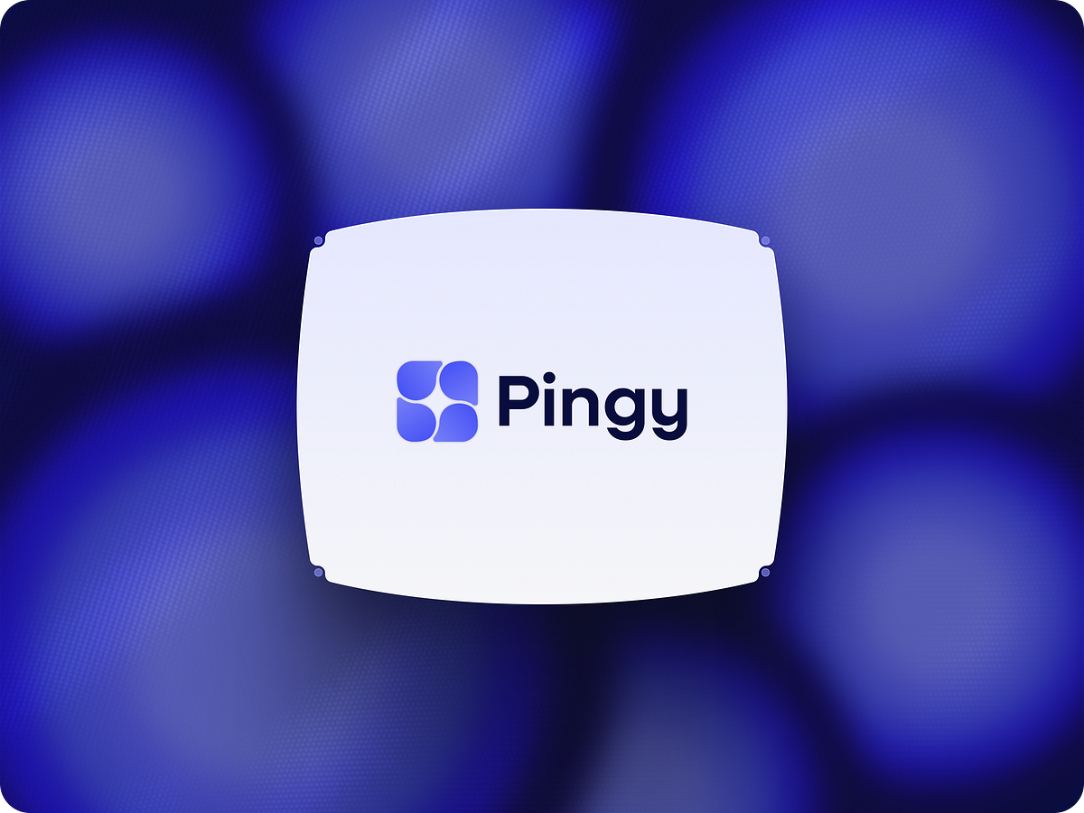 Pingy – AI Meeting Assistant Logo Design
