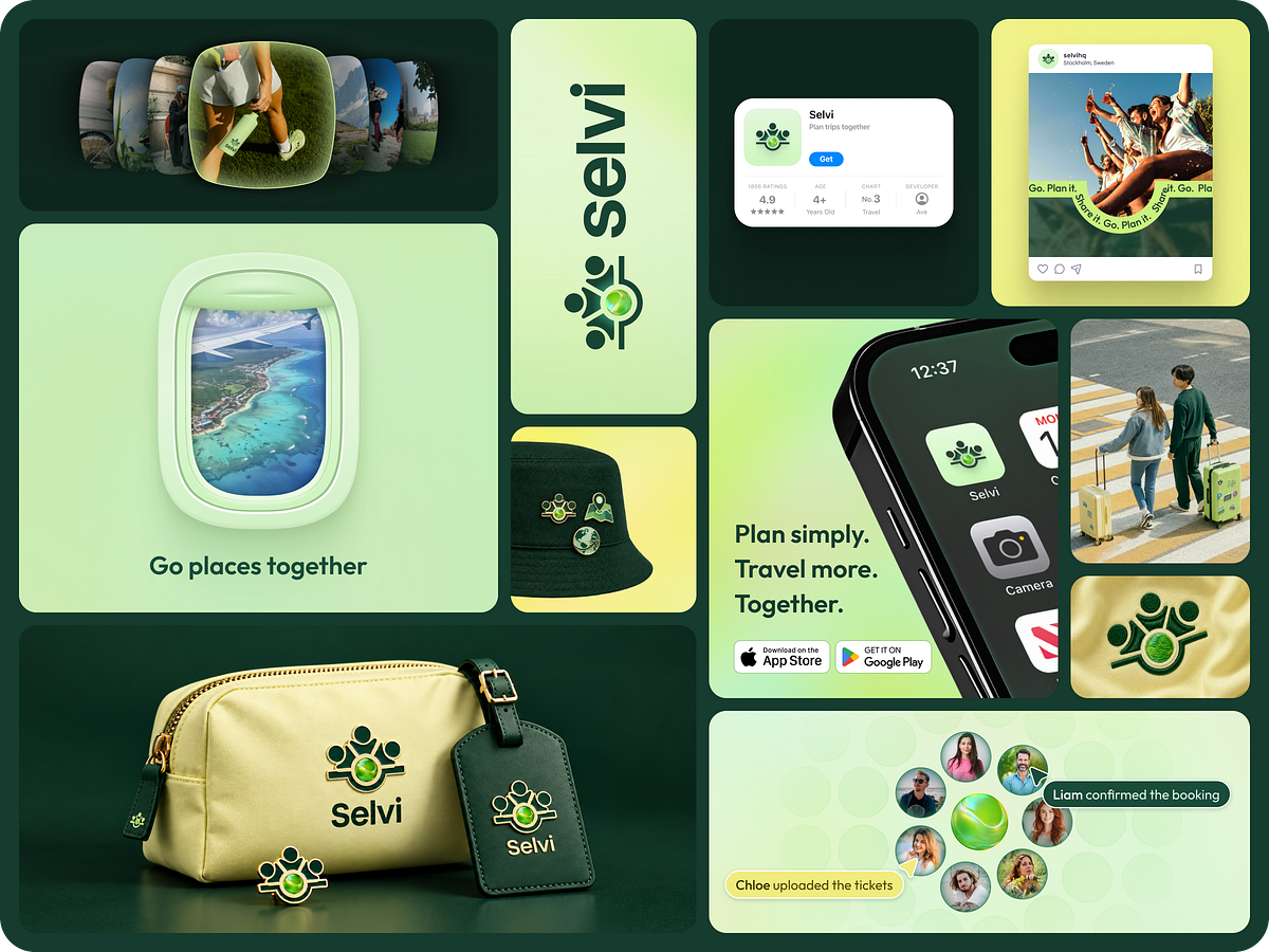 Selvi – Travel Platform Brand Identity Design