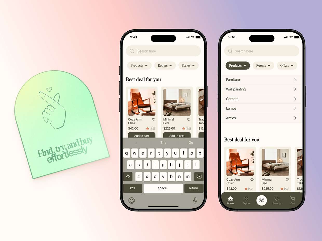 WODY - AR furniture eCommerce app Image 15
