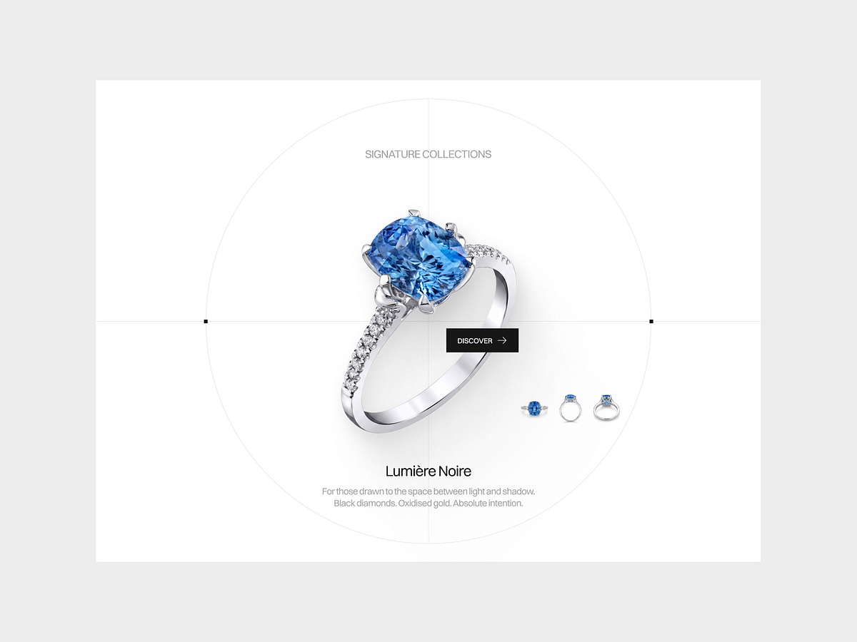 Maison Aurel - Luxury Jewelry Website Design Image 2