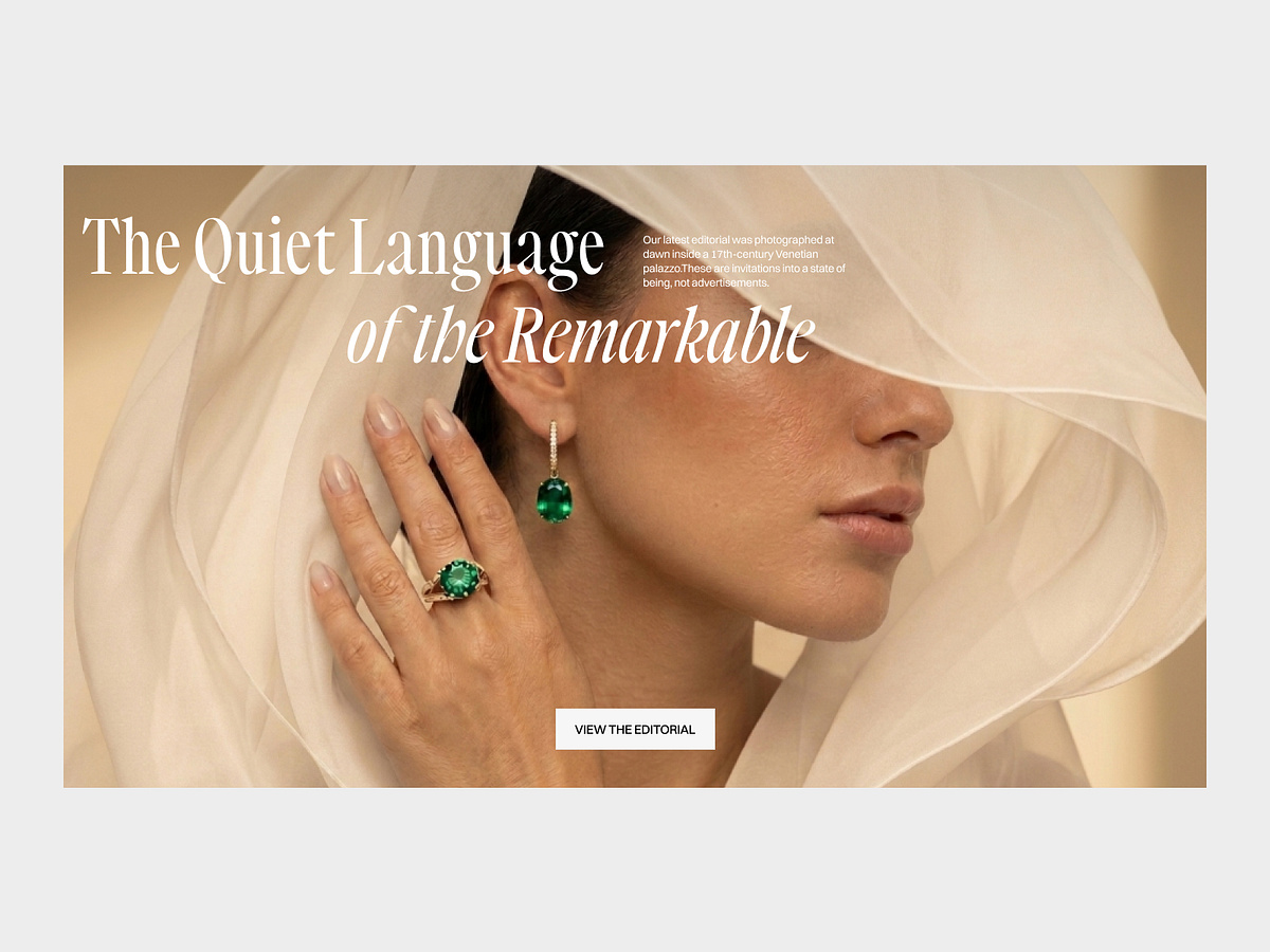 Maison Aurel - Luxury Jewelry Website Design Image 4