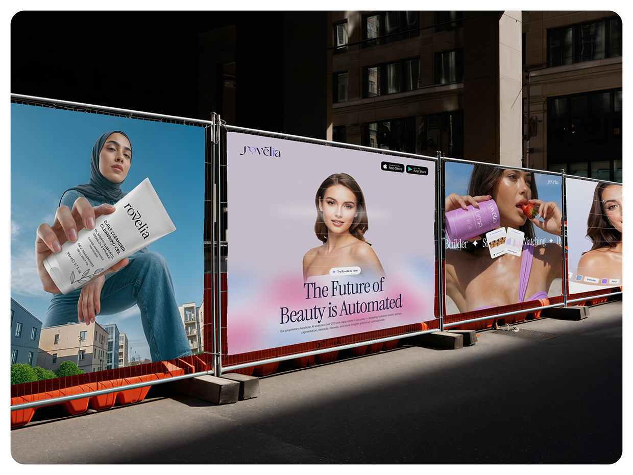Rovelia - Skincare AI & E-Commerce Web Design Image 5