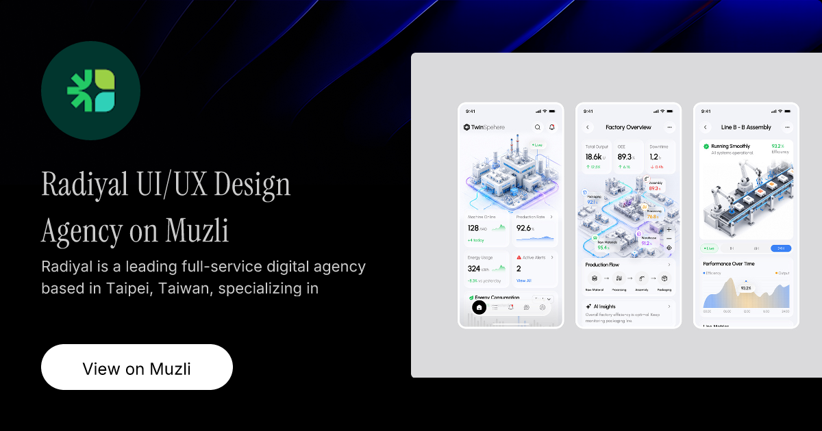 Radiyal - UI/UX Design & Development Agency Website