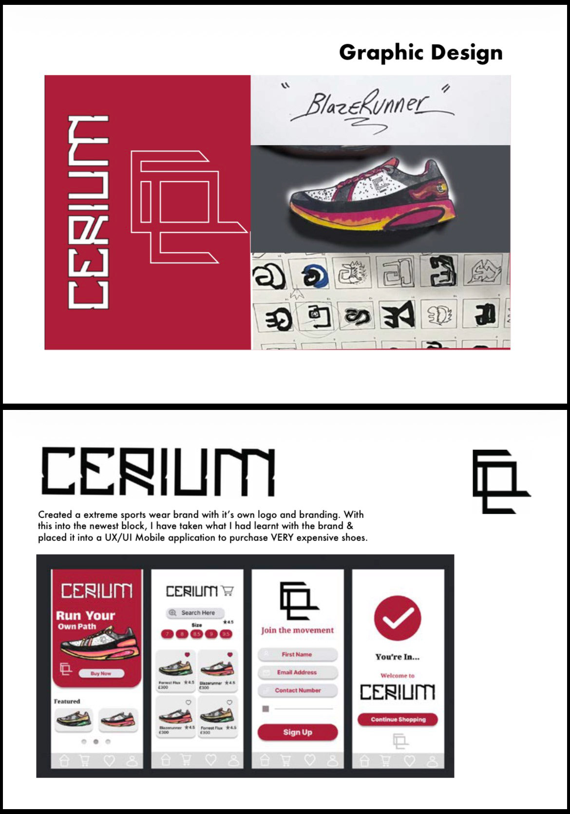 Graphic design  Portfolio/Showcase  Image 1