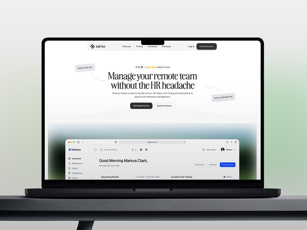 IQP - Remote HR & Team Management SaaS 🚀