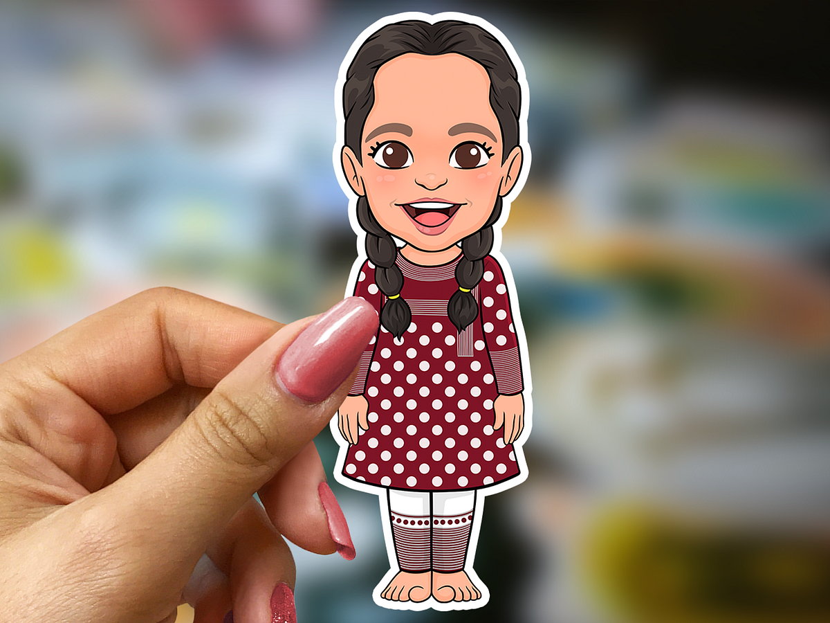 Cartoon Portrait from your Picture| Cartoon Sticker Design