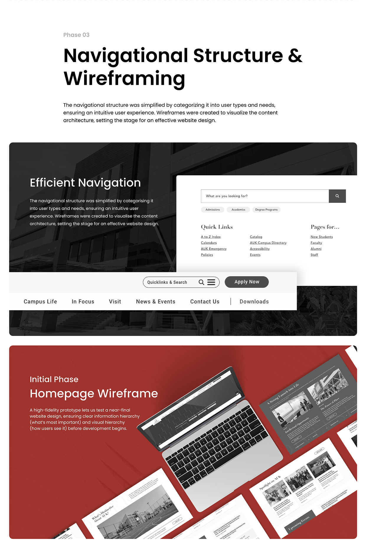 American University of Kuwait - Website Redesign, UI/UX Image 3