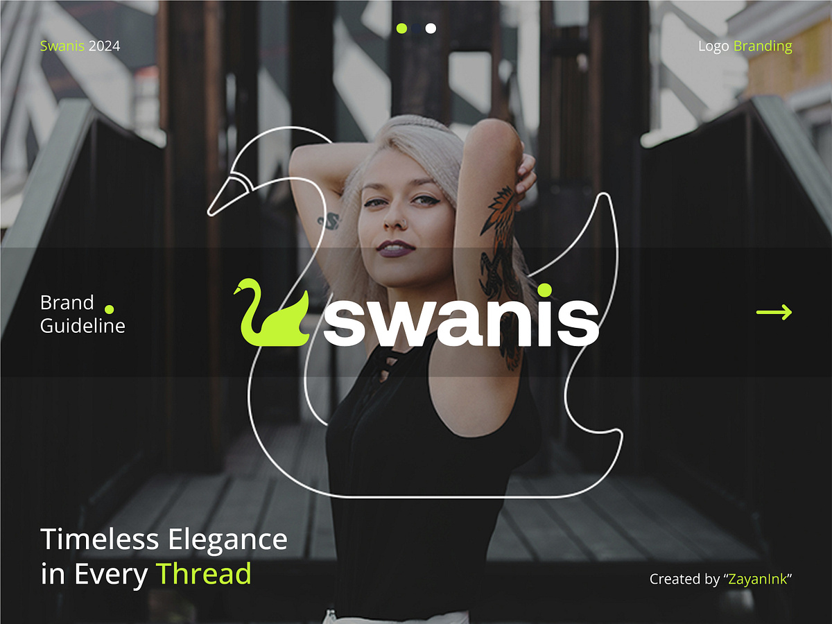 Swanis Fashion Logo Branding