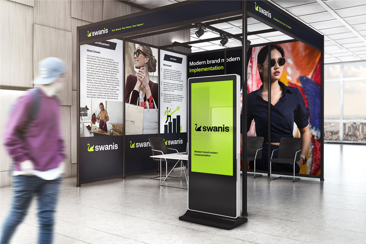 Swanis Fashion Logo Branding Image 14