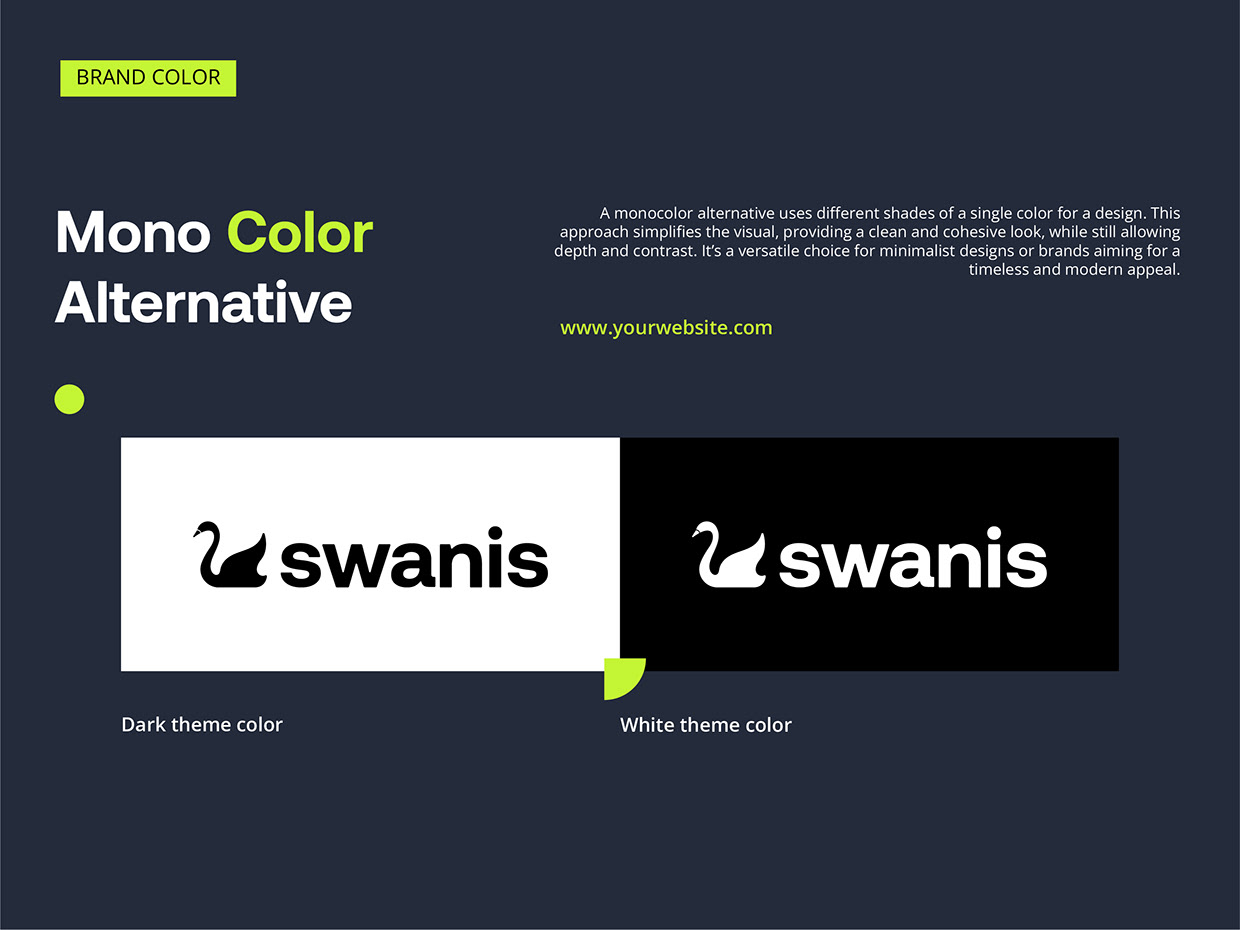 Swanis fashion logo Branding Image 7