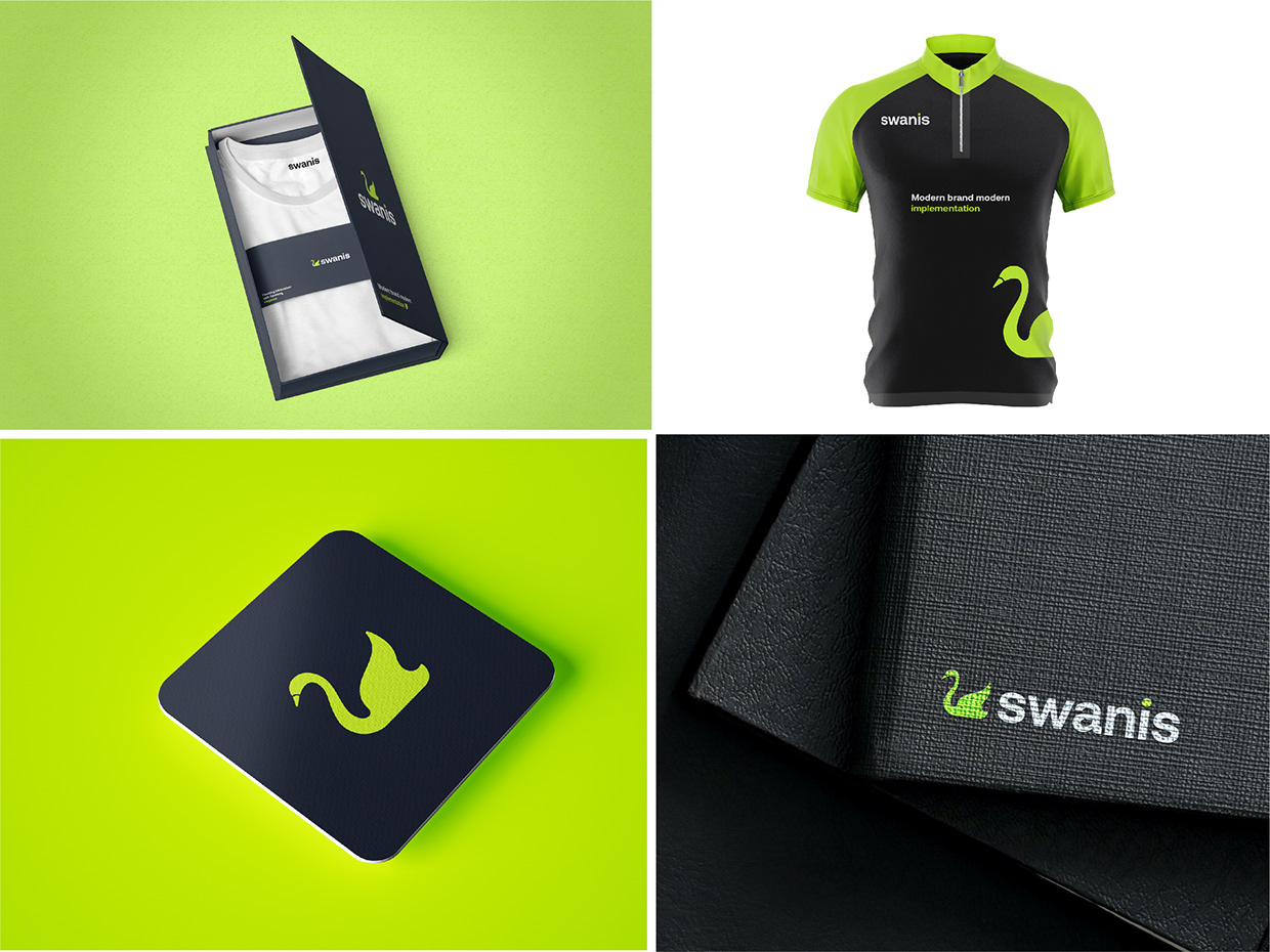 Swanis fashion logo Branding Image 15