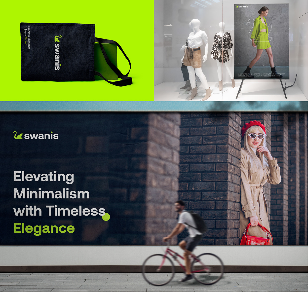 Swanis fashion logo Branding Image 24