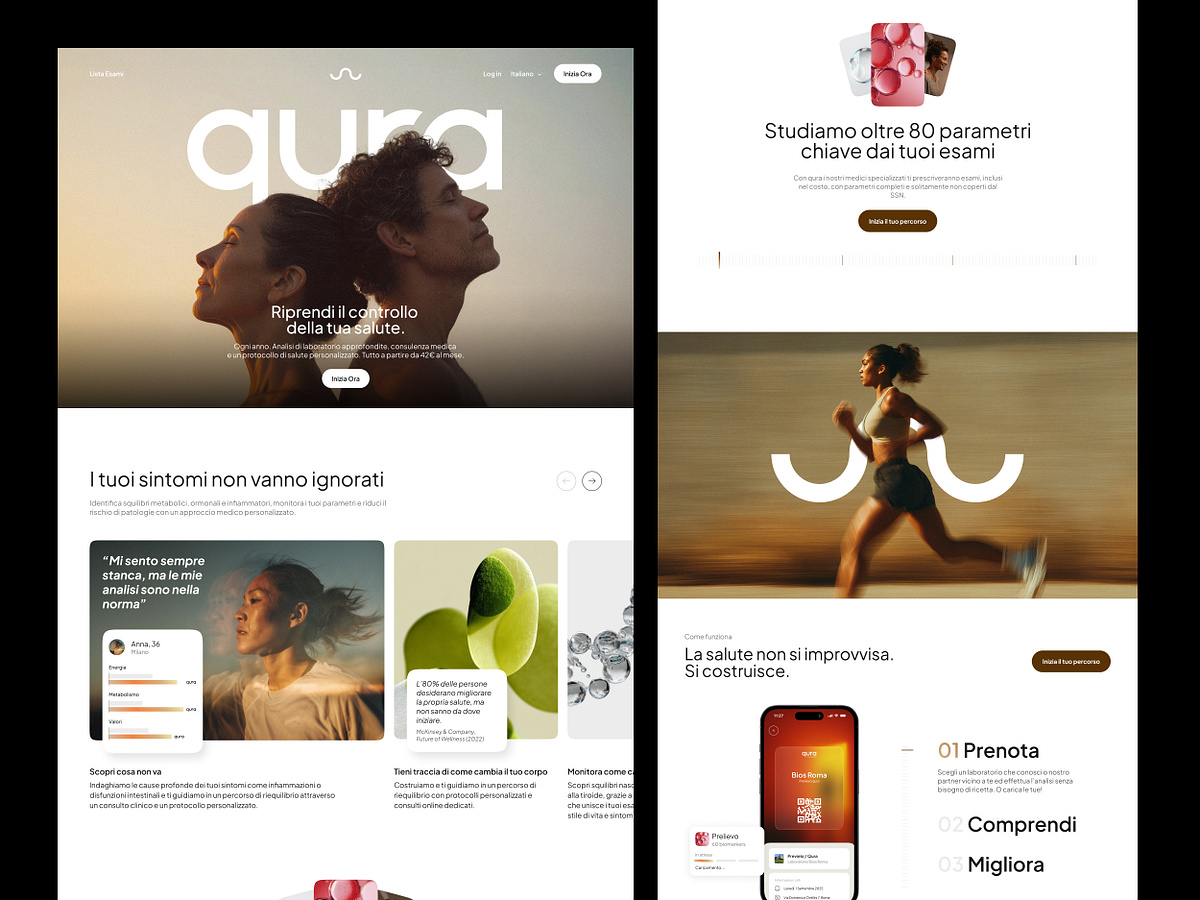 qura - landing page