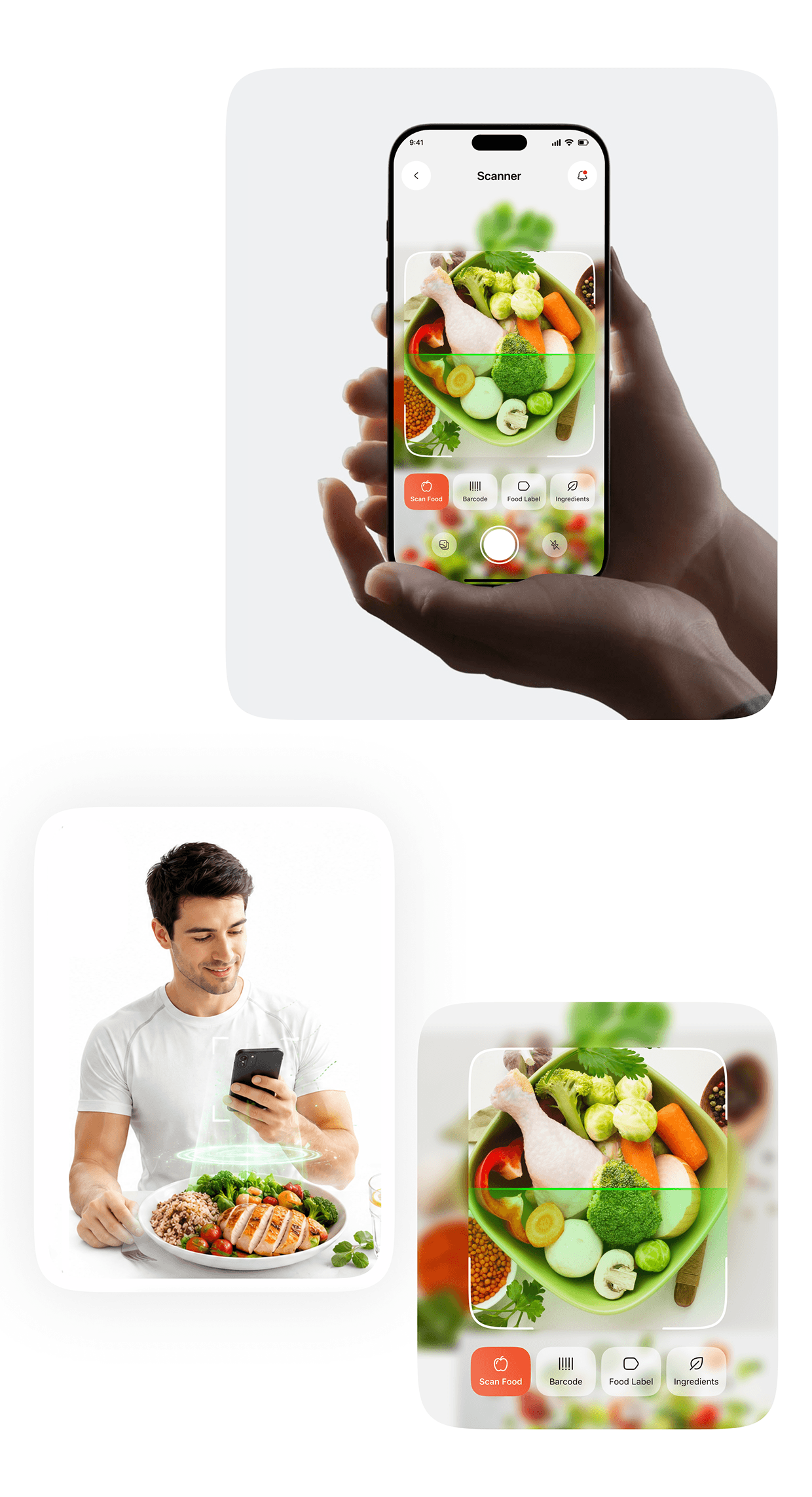 AI Food Calorie Tracker App UI/UX - Nutrition & Fitness Image 14
