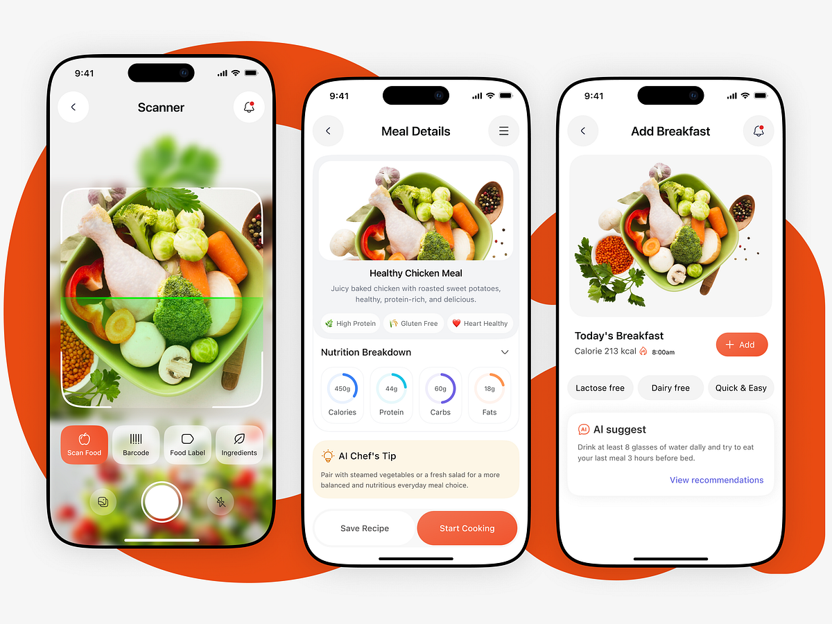 AI Nutrition App — Food Scanner & Healthy Meal Planner
