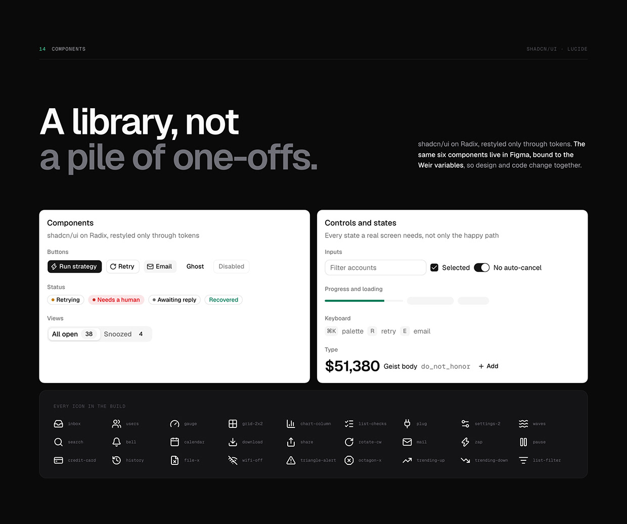 Weir — Revenue Recovery Dashboard for SaaS Image 12