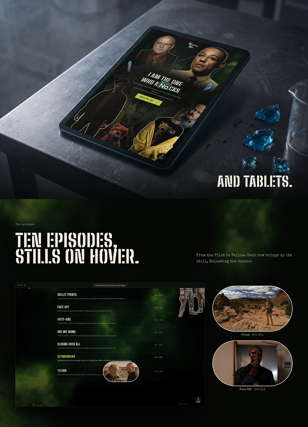 Heisenberg: a Breaking Bad Fan Tribute Website Image 7