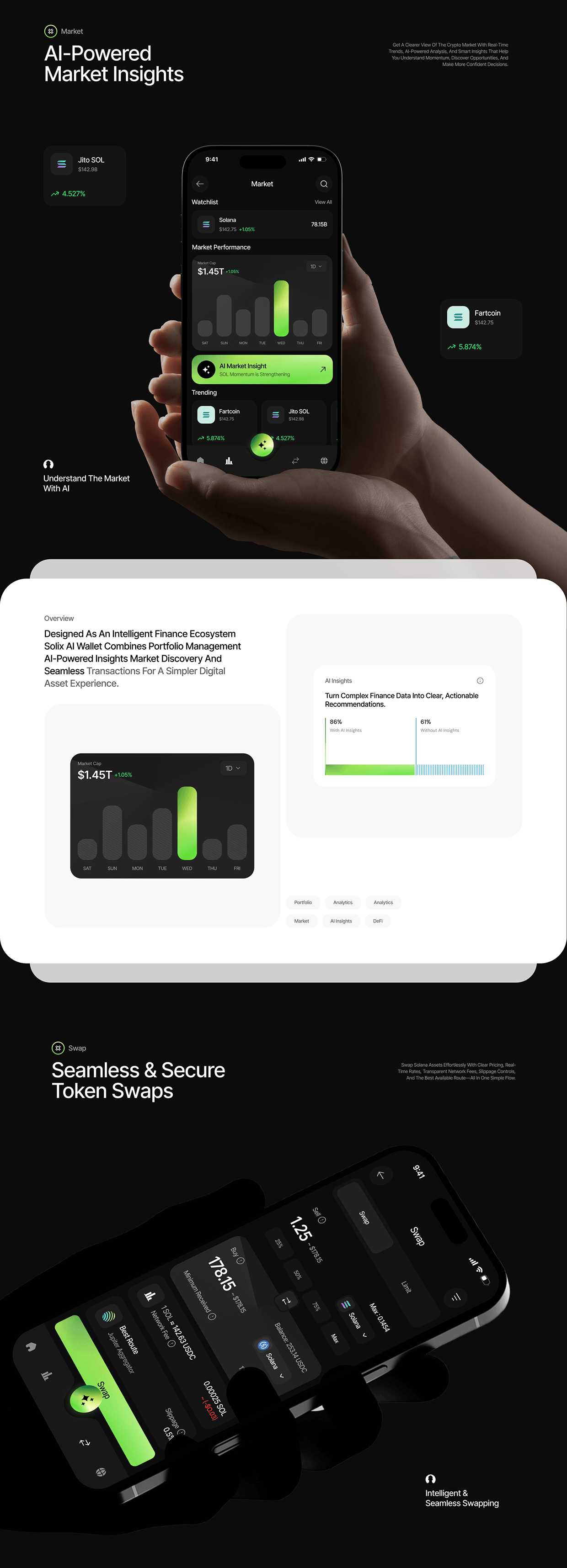 AI Wallet Mobile App | Digital Asset | UI/UX Design Image 0