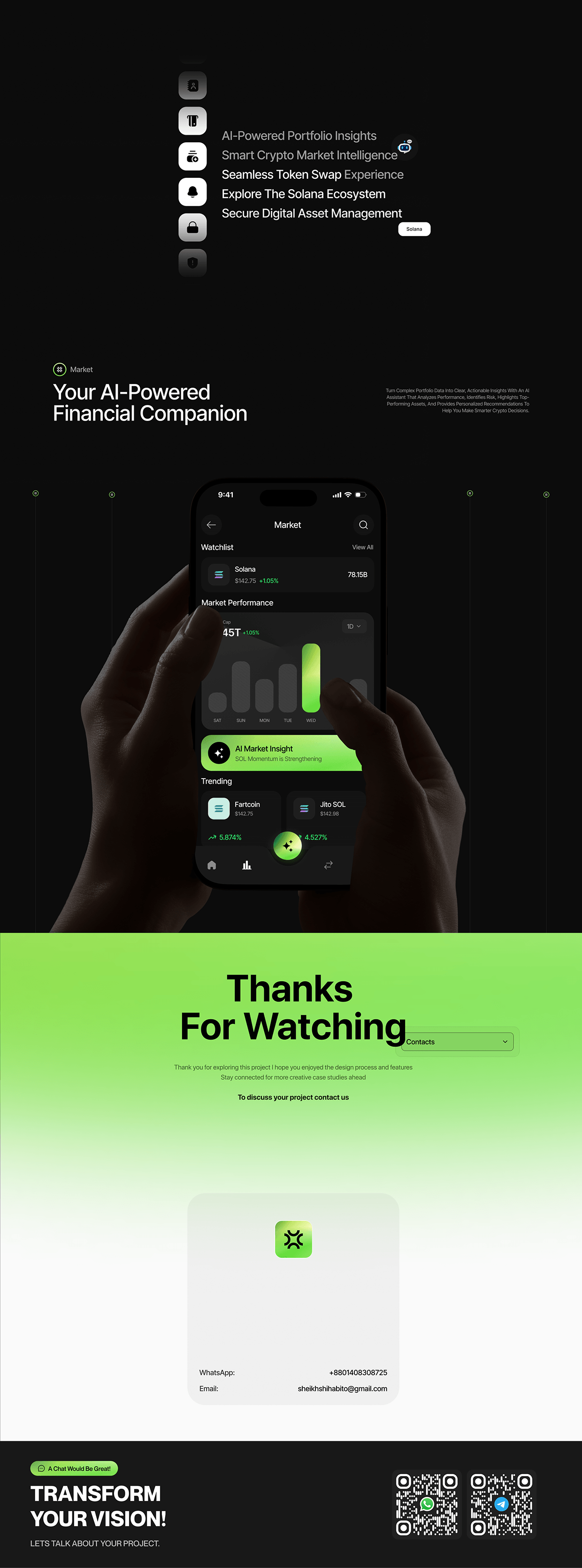 AI Wallet Mobile App | Digital Asset | UI/UX Design Image 4
