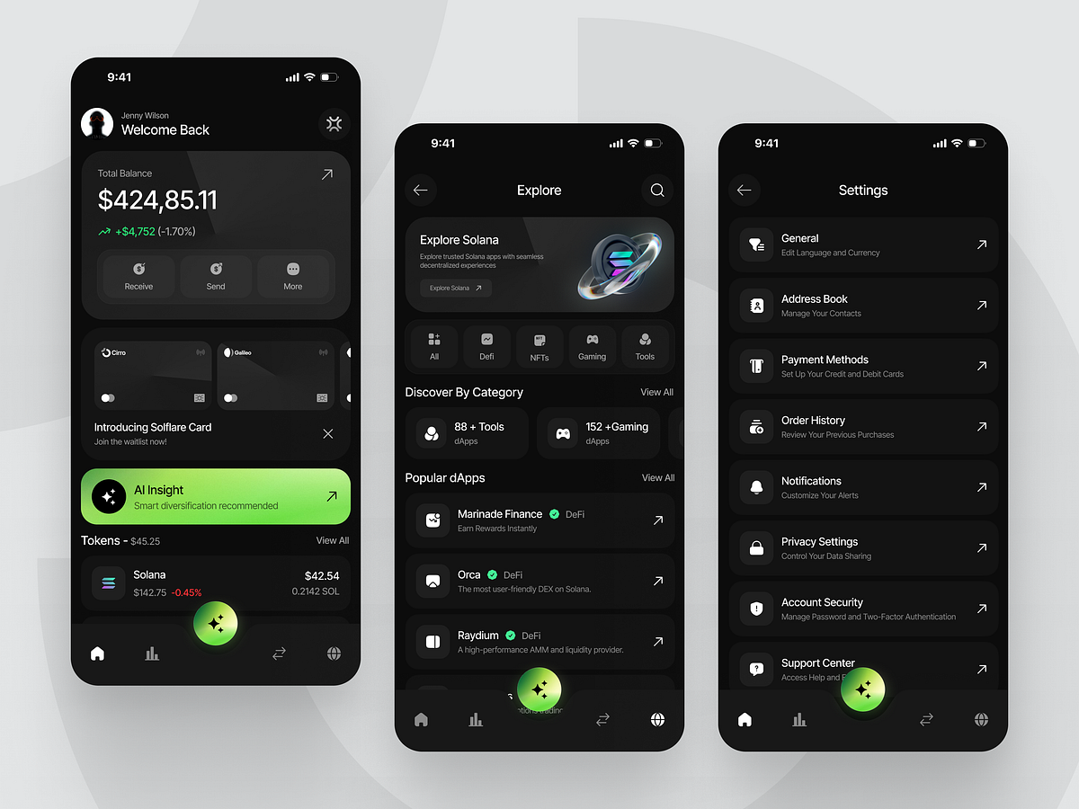 AI Wallet Mobile App Image 1