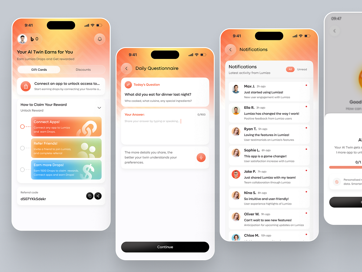 AI Companion — Personalized Mobile App UI/UX Image 0