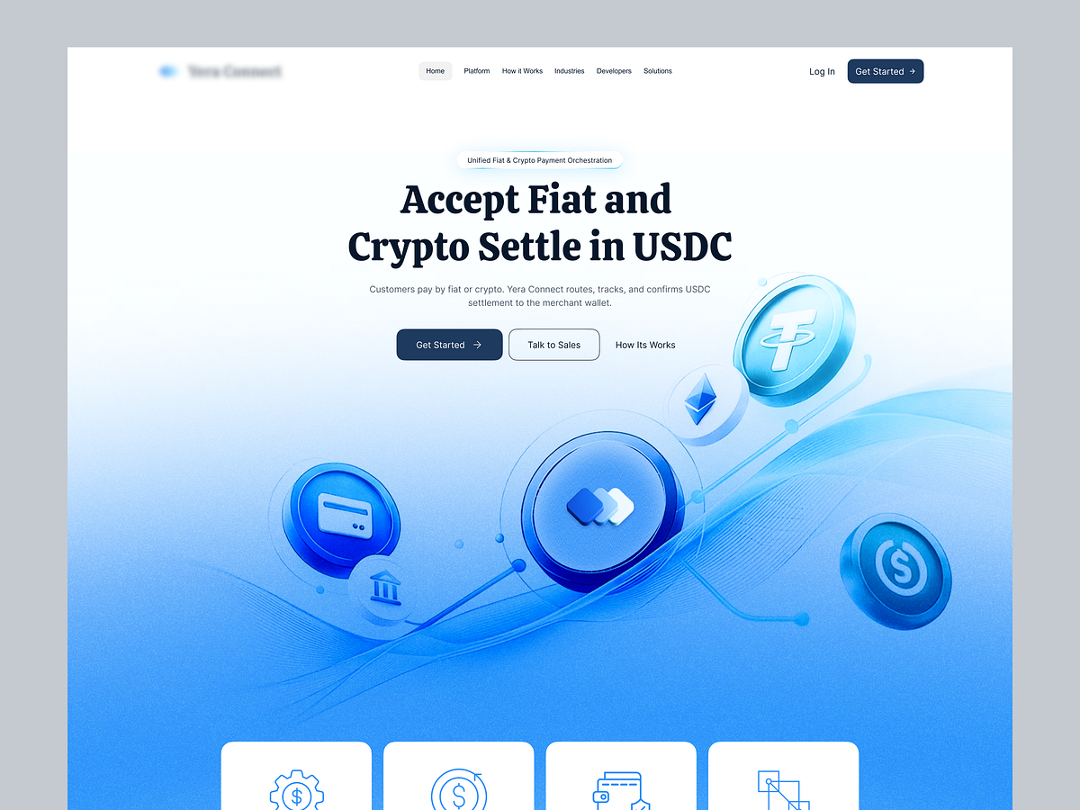 Fintech & Crypto Payment Landing Page Image 0