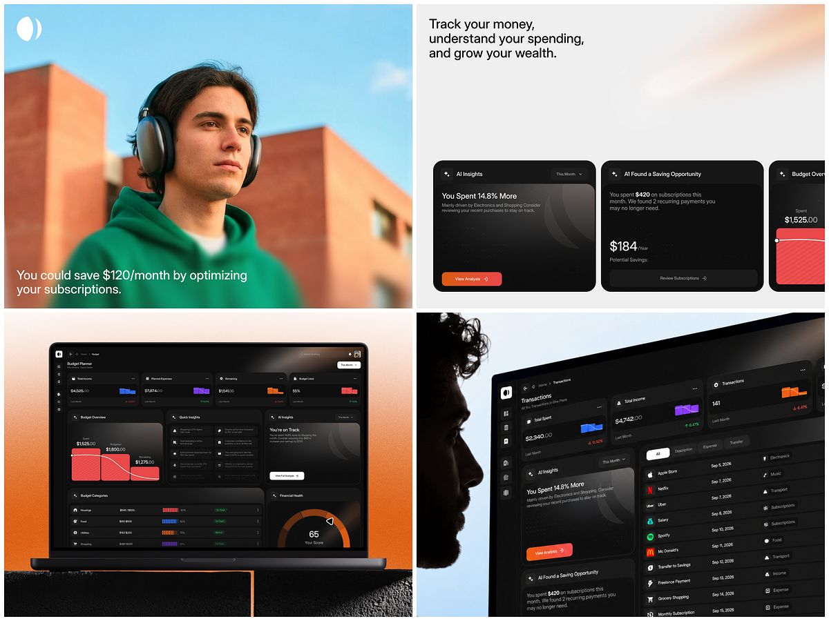 AI Finance Dashboard Design