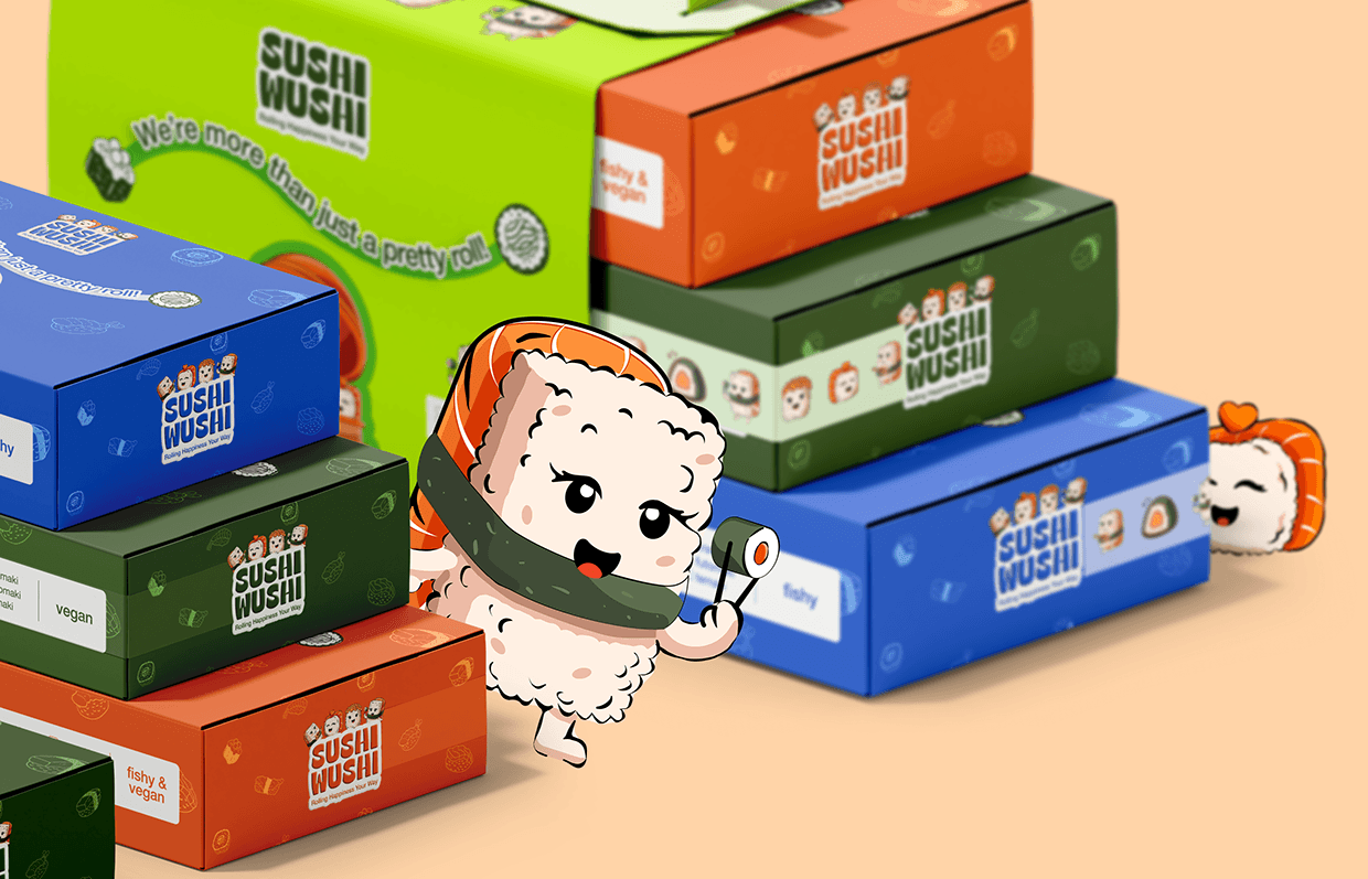 SushiWushi Packaging and Illustrations Image 2
