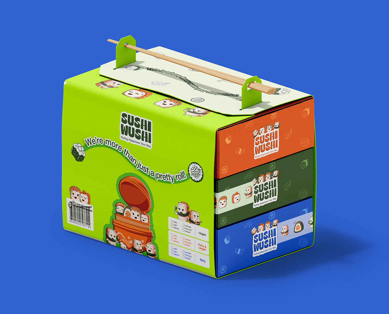 SushiWushi Packaging and Illustrations Image 8