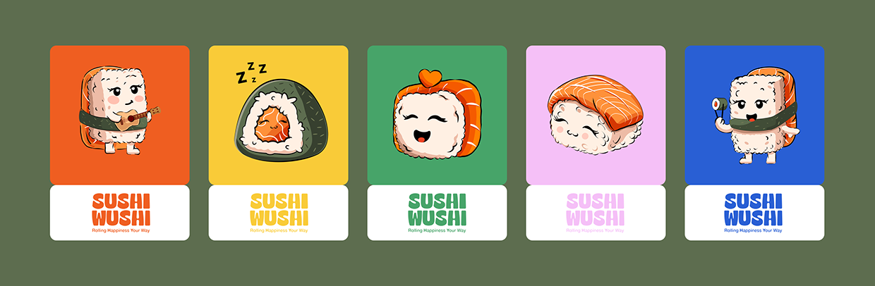 SushiWushi Packaging and Illustrations Image 11