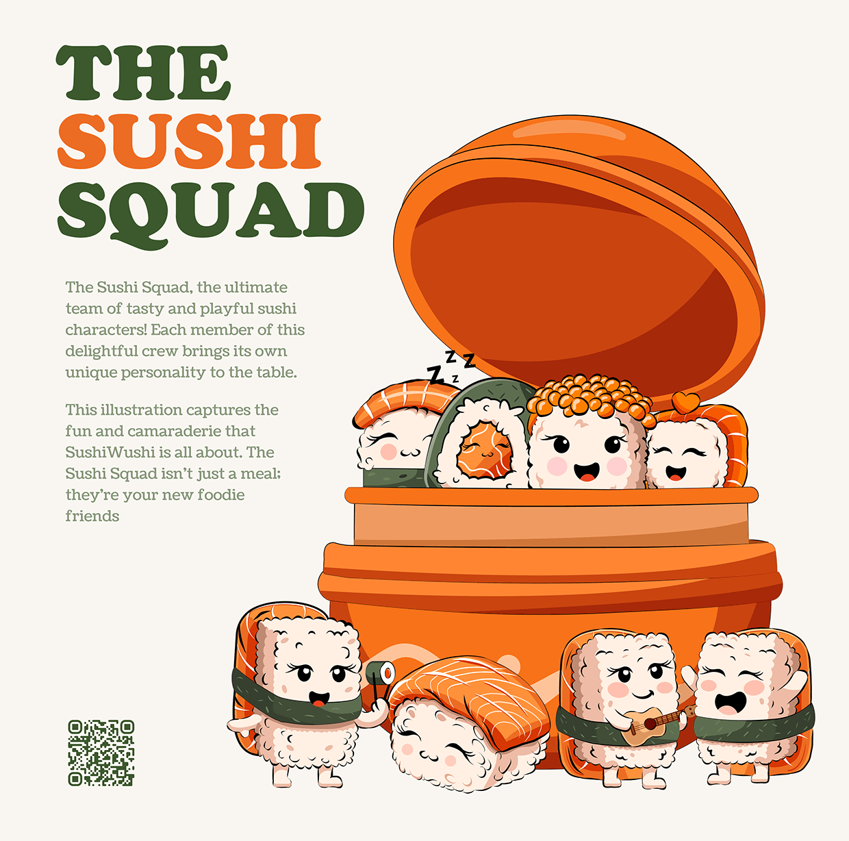 SushiWushi Packaging and Illustrations Image 13