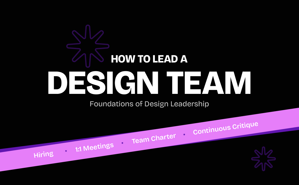 Design Leadership: How to Lead a Design Team