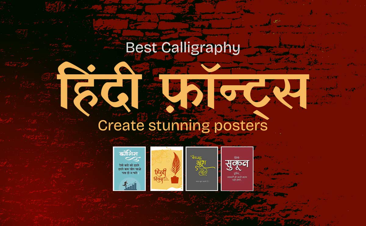 15 Best Hindi Calligraphy Fonts for 2026 (Free Devanagari Fonts)