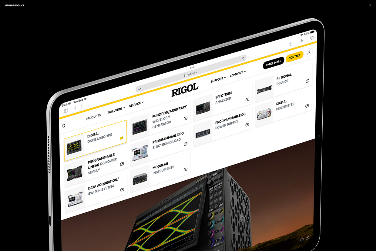Website Redesign for Electronics Manufacturer - RIGOL Image 4